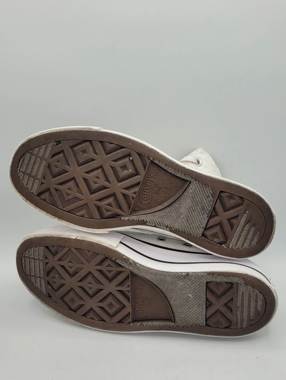 Converse Hightop Platform Shoes Size 5.5 In Womens
